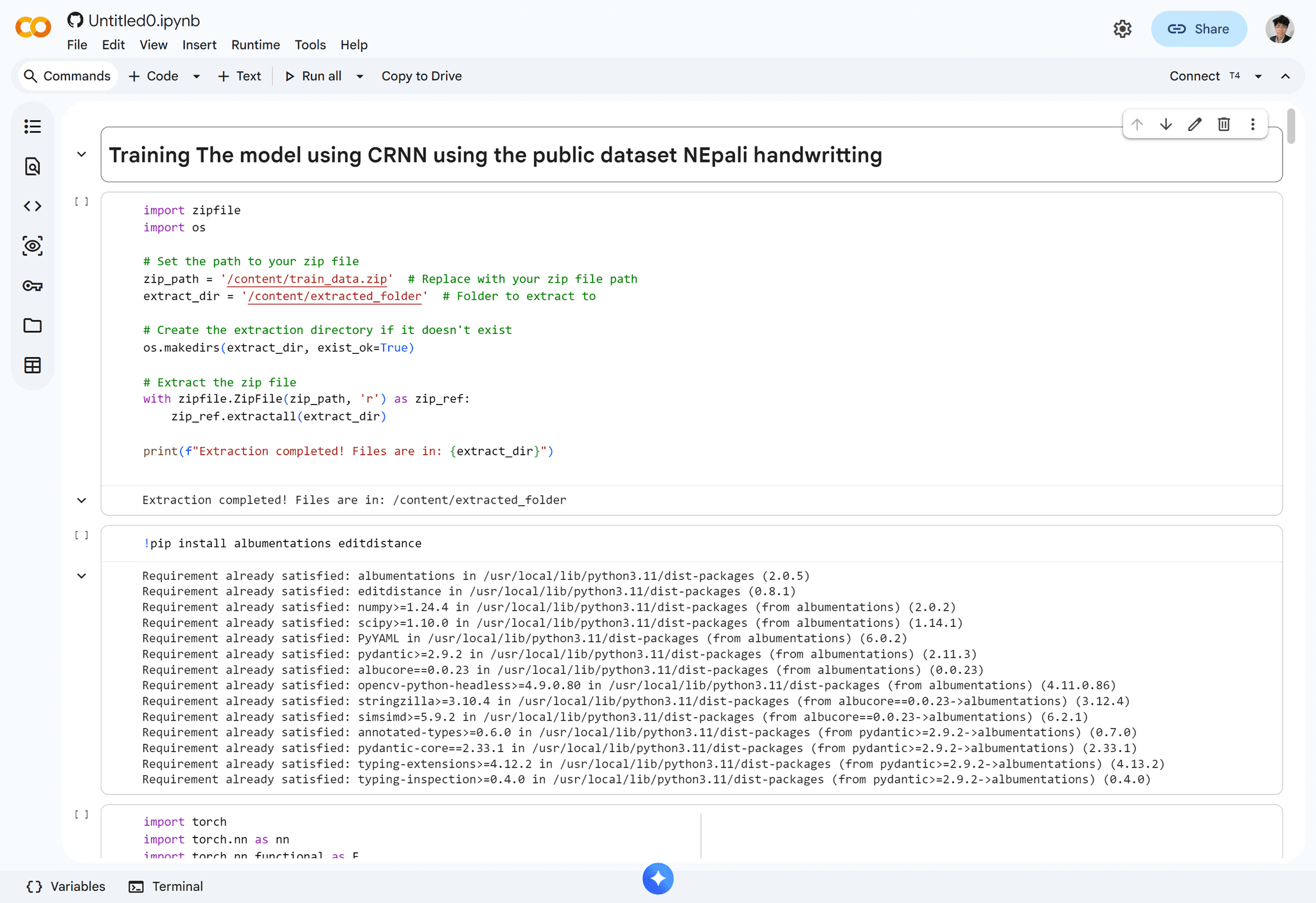 Nepali Handwriting OCR